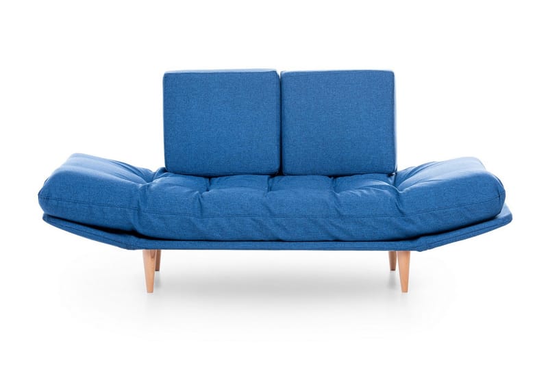 Mezonzo 3-sits Fällbar Längsbäddad Bäddsoffa 70x200 cm i Tyg - Blå - Möbler - Soffa - Bäddsoffa - Bäddsoffa 3 sits
