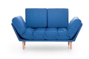 Mezonzo 3-sits Fällbar Längsbäddad Bäddsoffa 70x200 cm i Tyg - Blå - Möbler - Soffa - Bäddsoffa - Bäddsoffa 3 sits