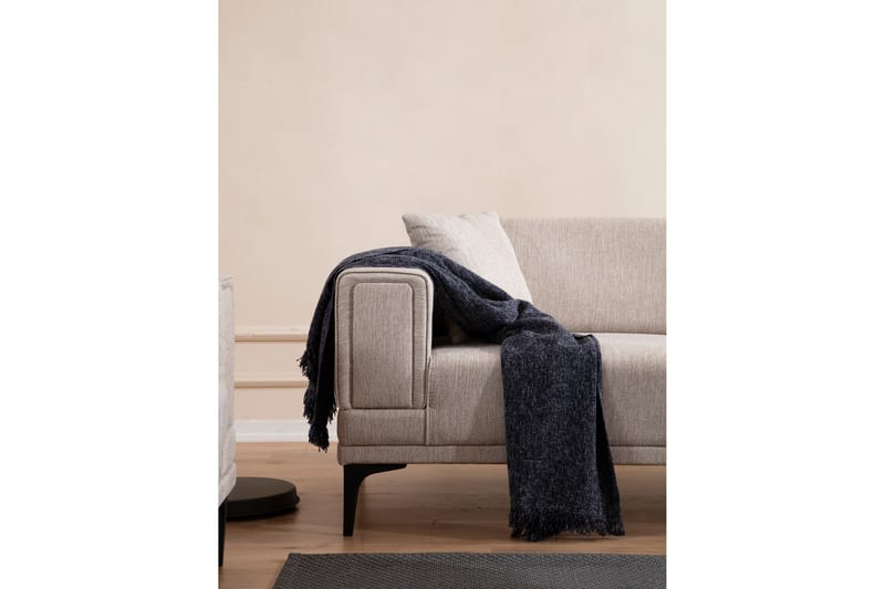 Naoko 3-sits Bäddsoffa - Ljusbrun - Möbler - Soffa - Bäddsoffa - Bäddsoffa 3 sits