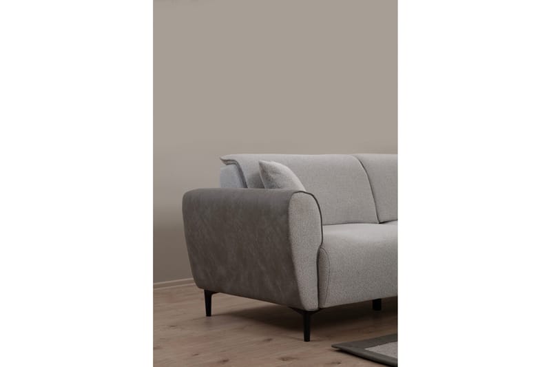 Rebelo 3-sits Bäddsoffa - Grå - Möbler - Soffa - Bäddsoffa - Bäddsoffa 3 sits