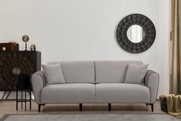 Rebelo 3-sits Bäddsoffa - Grå - Möbler - Soffa - Bäddsoffa - Bäddsoffa 3 sits