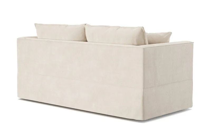 Travstad 3-sits Bäddsoffa i Chenille frammåtbäddad - Beige - Möbler - Soffa - Bäddsoffa - Bäddsoffa 3 sits