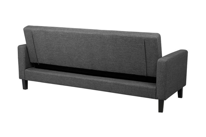 Vehkoo 3-sits Bäddbar Längsbäddad Bäddsoffa 108x178 cm i Tyg - Grå - Möbler - Soffa - Bäddsoffa - Bäddsoffa 3 sits