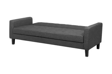 Vehkoo 3-sits Bäddbar Längsbäddad Bäddsoffa 108x178 cm i Tyg - Grå - Möbler - Soffa - Bäddsoffa - Bäddsoffa 3 sits