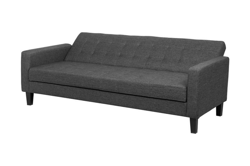 Vehkoo 3-sits Bäddbar Längsbäddad Bäddsoffa 108x178 cm i Tyg - Grå - Möbler - Soffa - Bäddsoffa - Bäddsoffa 3 sits