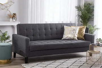 Vehkoo Bäddsoffa 200 cm - Grå - Möbler - Soffa - Bäddsoffa - Bäddsoffa 3 sits