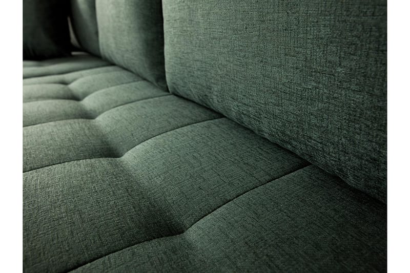 3-sits Hörnbäddsoffa Cerys Mini - Läder/Beige - Möbler - Soffa - Bäddsoffa
