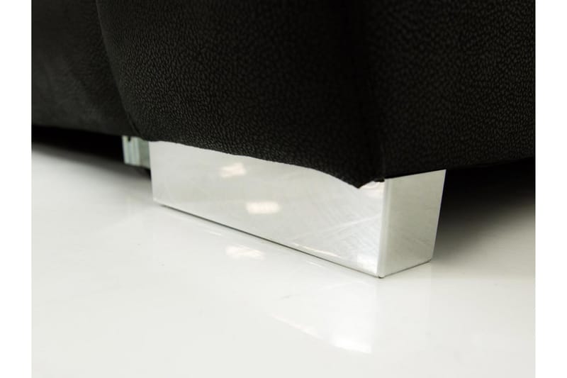 3-sits Hörnbäddsoffa Cerys Mini - Läder/Beige - Möbler - Soffa - Bäddsoffa