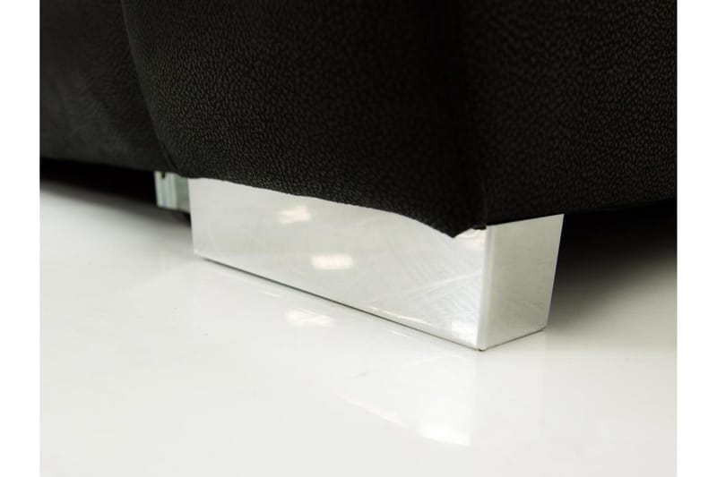 3-sits Hörnbäddsoffa Cerys Mini - Läder/Rosa - Möbler - Soffa - Bäddsoffa