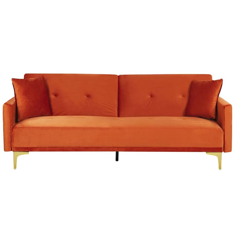 3-sits soffa Lucan, Orange, guld