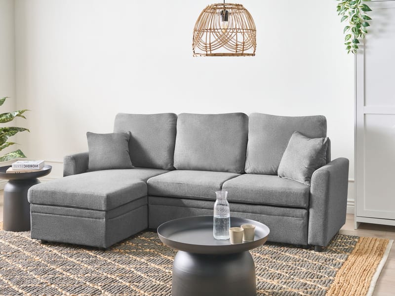 3-sits soffa Nassjo Högervänd - Grå - Möbler - Soffa - Bäddsoffa