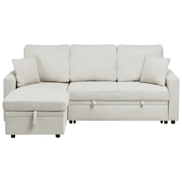 3-sits soffa Nassjo Högervänd - Ljusbeige - Möbler - Soffa - Bäddsoffa