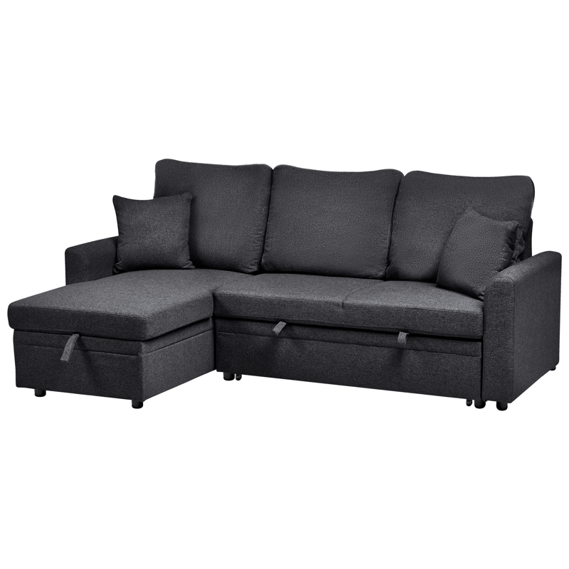 3-sits soffa Nassjo Högervänd - Svart - Möbler - Soffa - Bäddsoffa
