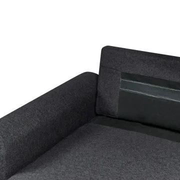 3-sits soffa Nassjo Högervänd - Svart - Möbler - Soffa - Bäddsoffa