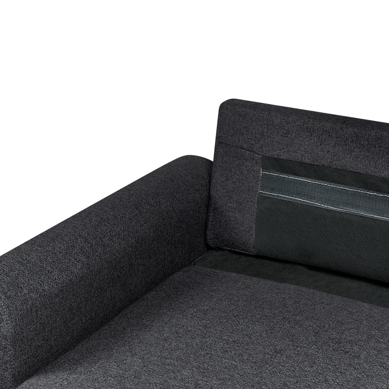 3-sits soffa Nassjo Högervänd - Svart - Möbler - Soffa - Bäddsoffa
