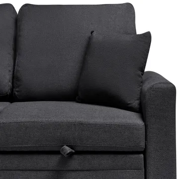 3-sits soffa Nassjo Högervänd - Svart - Möbler - Soffa - Bäddsoffa