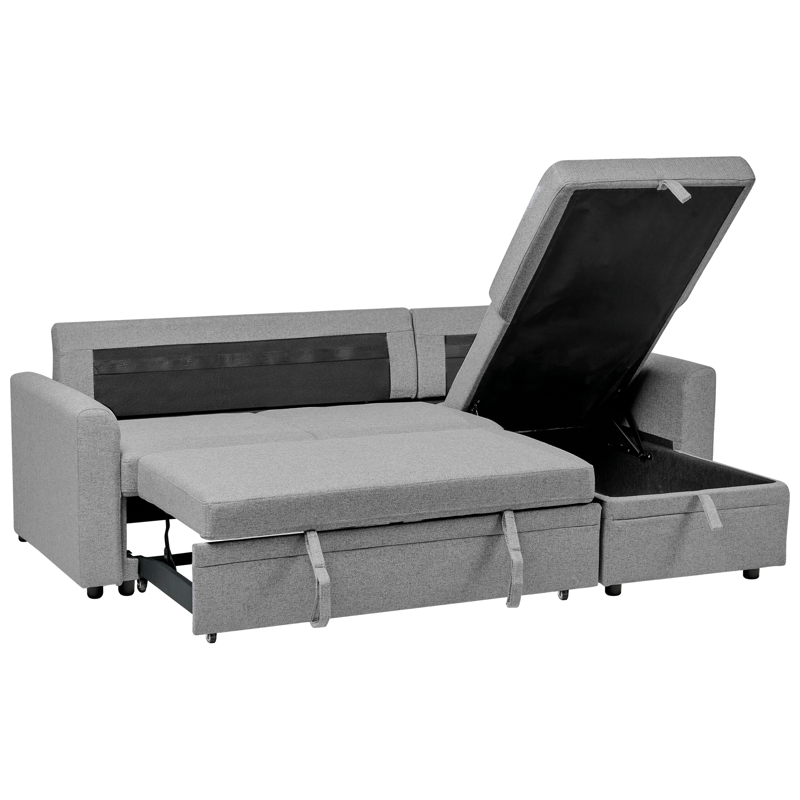 3-sits soffa Nassjo Vänstervänd - Grå - Möbler - Soffa - Bäddsoffa