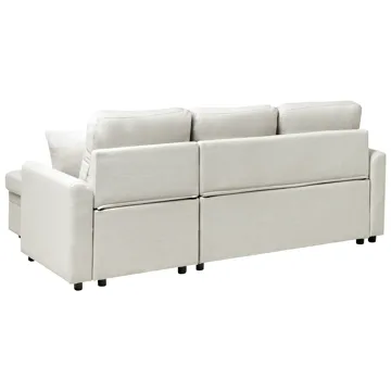 3-sits soffa Nassjo Vänstervänd - Ljusbeige - Möbler - Soffa - Bäddsoffa