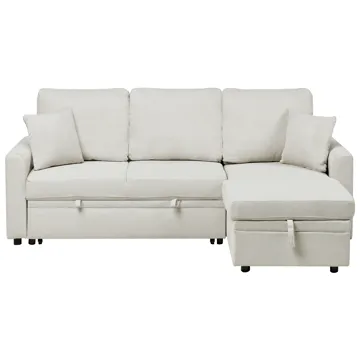 3-sits soffa Nassjo Vänstervänd - Ljusbeige - Möbler - Soffa - Bäddsoffa