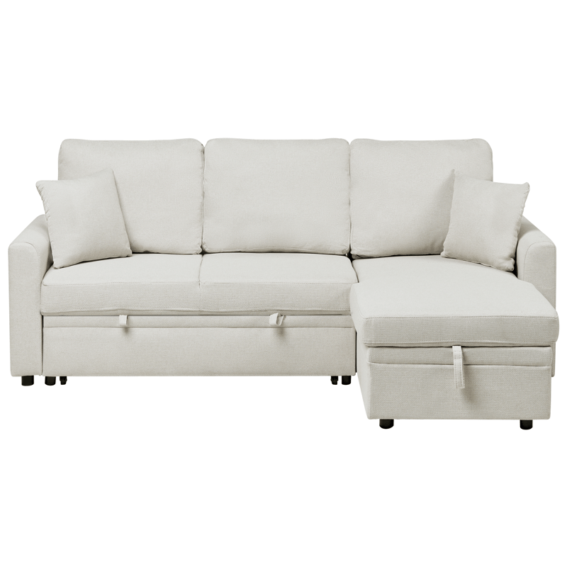 3-sits soffa Nassjo Vänstervänd, Ljusbeige