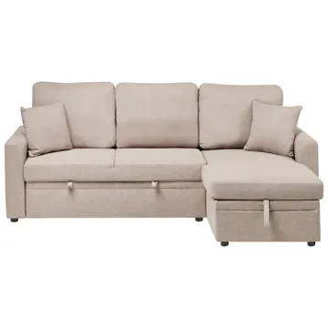 3-sits soffa Nassjo Vänstervänd - Ljusbrun - Möbler - Soffa - Bäddsoffa