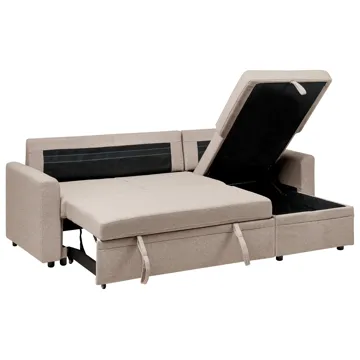 3-sits soffa Nassjo Vänstervänd - Ljusbrun - Möbler - Soffa - Bäddsoffa