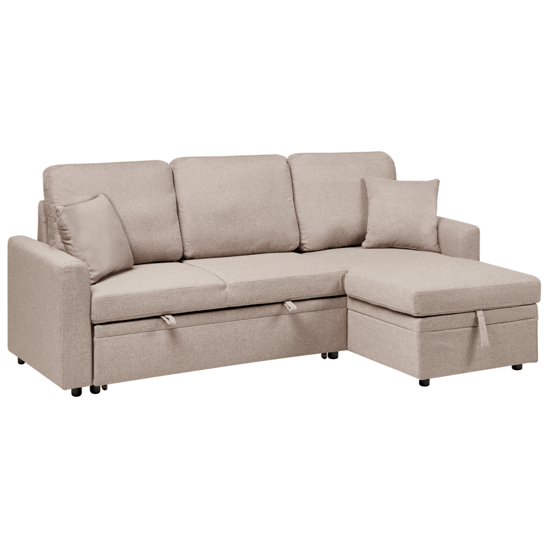 3-sits soffa Nassjo Vänstervänd - Ljusbrun - Möbler - Soffa - Bäddsoffa
