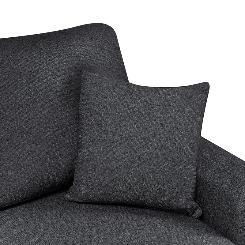 3-sits soffa Nassjo Vänstervänd - Svart - Möbler - Soffa - Bäddsoffa