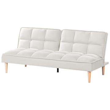 3-sits soffa Siljan - Vit, ljust trä - Möbler - Soffa - Bäddsoffa