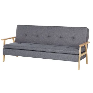 3-sits soffa Tjorn - Grå, ljust trä - Möbler - Soffa - Bäddsoffa