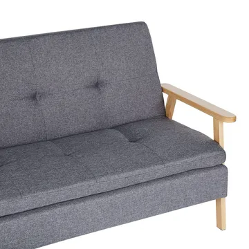 3-sits soffa Tjorn - Grå, ljust trä - Möbler - Soffa - Bäddsoffa