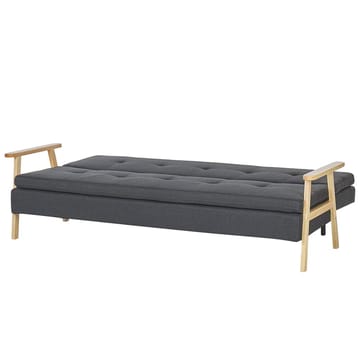 3-sits soffa Tjorn - Mörkgrå, ljust trä - Möbler - Soffa - Bäddsoffa
