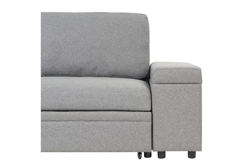 3-sitssoffa Hrisey Grå, svart - Grå, svart - Möbler - Soffa - Bäddsoffa
