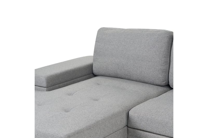 3-sitssoffa Hrisey Grå, svart - Grå, svart - Möbler - Soffa - Bäddsoffa