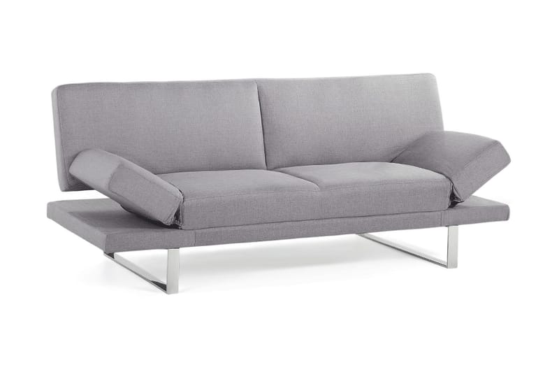 Ramsholt Bäddbar Fällbar Bäddsoffa 105x192 cm i Tyg - Grå - Möbler - Soffa - Bäddsoffa - Bäddsoffa 4 sits