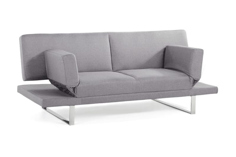 Ramsholt Bäddbar Fällbar Bäddsoffa 105x192 cm i Tyg - Grå - Möbler - Soffa - Bäddsoffa - Bäddsoffa 4 sits
