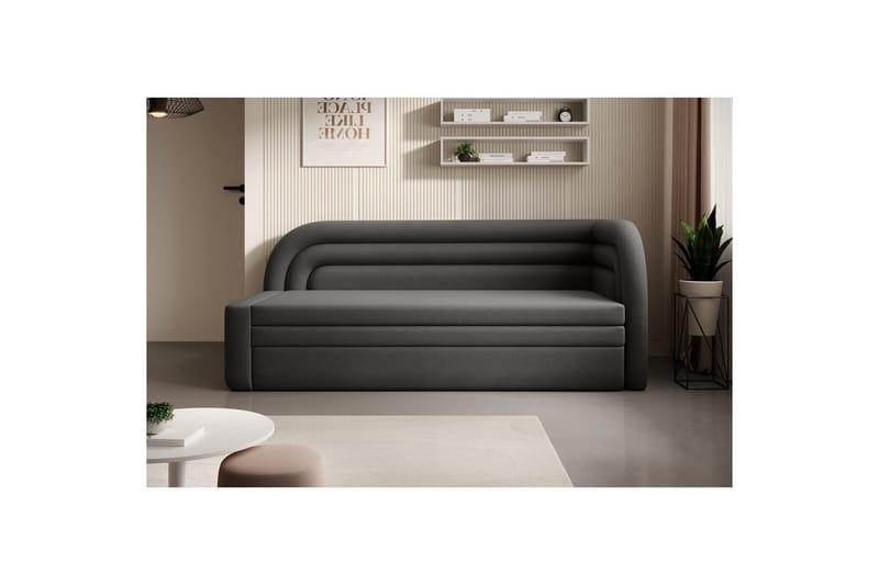 Soffa Eltap Fabillo 223x86x80 cm - Sola 6, Grå, Höger - Möbler - Soffa - Bäddsoffa - Bäddsoffa 4 sits