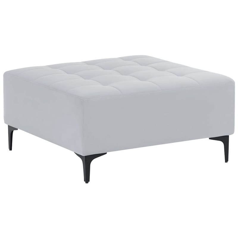 4-sits Modulär soffa Aberdeen - Ljusgrå, svart/Vänstervänd/Sammet - Möbler - Soffa - Modulsoffor - Komplett modulsoffa