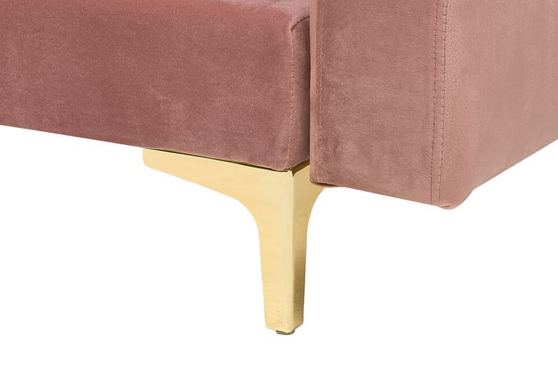 Aberdeen Hörnbäddsoffa med Fotpall Vänster - Rosa - Möbler - Soffa - Bäddsoffa