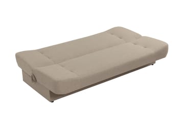 Abron 3-sits Fällbar Bäddsoffa med Förvaring i Bouclé - Brun - Möbler - Soffa - Bäddsoffa