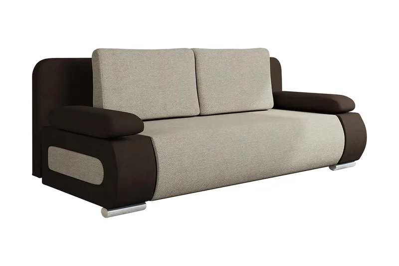 Adelma Bäddsoffa 3-sits med Förvaring - Beige - Möbler - Soffa - Bäddsoffa