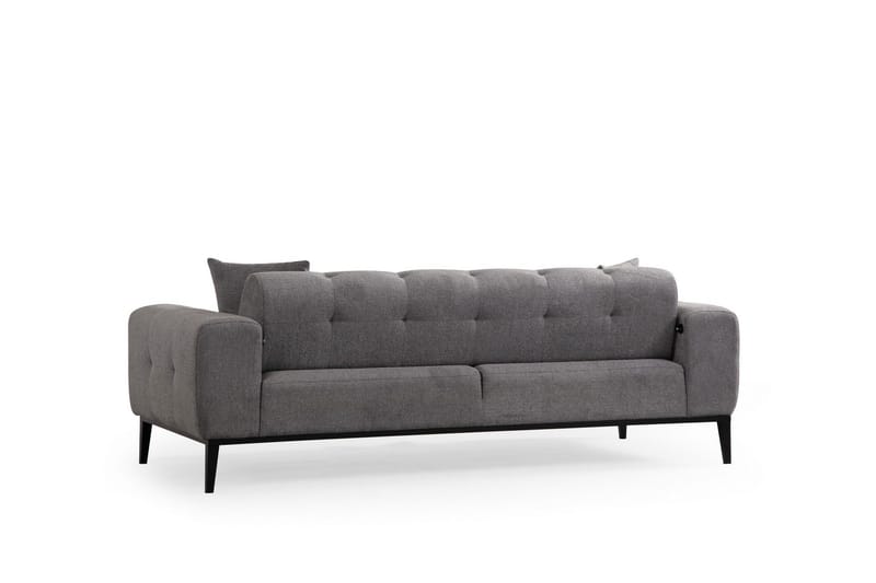 Adelphe Rektangulär Bäddsoffa 88x178 cm i Tyg - Grå - Möbler - Soffa - Bäddsoffa