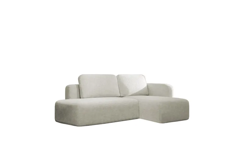Afir Bäddsoffa m. Divan 2-sits - Beige/Vit - Möbler - Soffa - Bäddsoffa