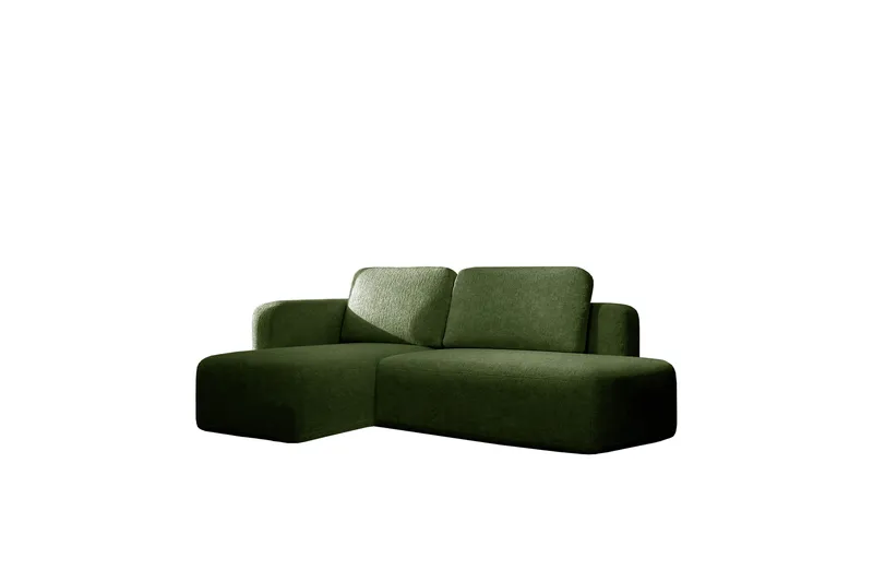 Afir Bäddsoffa m. Divan 2-sits, Grön