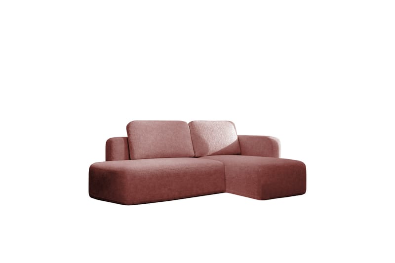 Afir Bäddsoffa m. Divan 2-sits - Rosa - Möbler - Soffa - Bäddsoffa