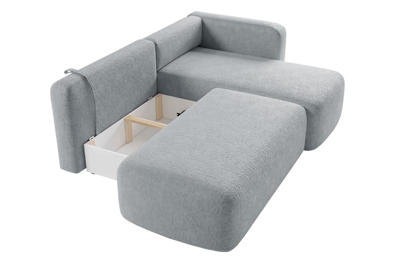 Afir Bäddsoffa m. Divan 2-sits - Rosa - Möbler - Soffa - Bäddsoffa
