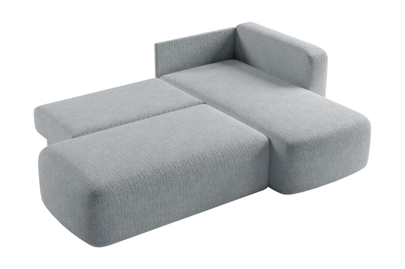 Afir Bäddsoffa m. Divan 2-sits - Svart/Brun - Möbler - Soffa - Bäddsoffa