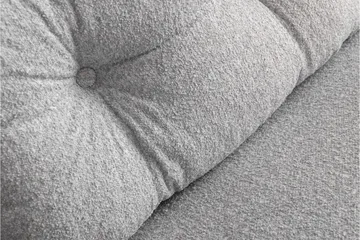 Alfredton 2-sits Bäddbar Fällbar Bäddsoffa i Boucle med Metallben - Grå - Möbler - Soffa - Bäddsoffa