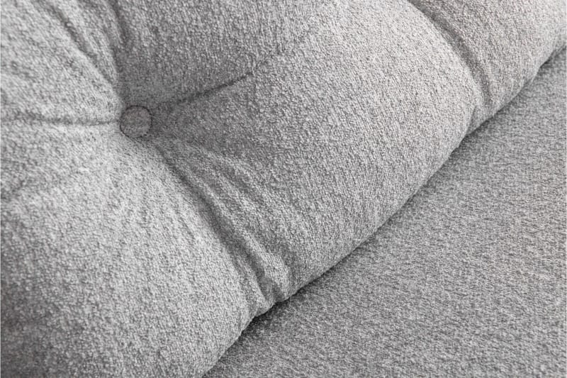 Alfredton 2-sits Bäddbar Fällbar Bäddsoffa i Boucle med Metallben - Grå - Möbler - Soffa - Bäddsoffa
