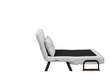 Alfredton 2-sits Bäddbar Fällbar Bäddsoffa i Boucle med Metallben - Grå - Möbler - Soffa - Bäddsoffa